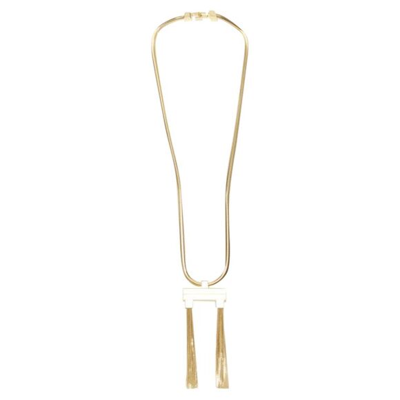 Saint Laurent Hedi Slimane Opium Deco double tassel necklace - Picture 1 of 6
